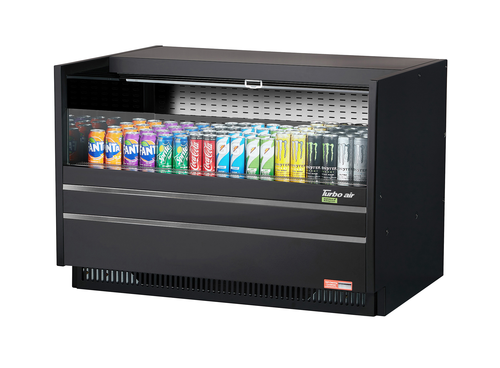 Turbo Air TOM-48UC-WB-N Drop-In Horizontal Open Display Case 6.8 cu ft Capacity Stainless Steel Interior