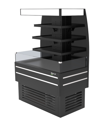 Turbo Air TIOM-48CB-N Island Display Self-Serve Refrigerated Merchandiser 11.9 cu ft 220v 3 tiers LED lighting