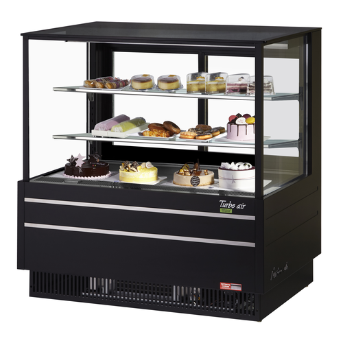 Turbo Air TCGB-48UF-WB-N Refrigerated Display Case Full Service 15.6 cu.ft Capacity Self Cleaning Condenser