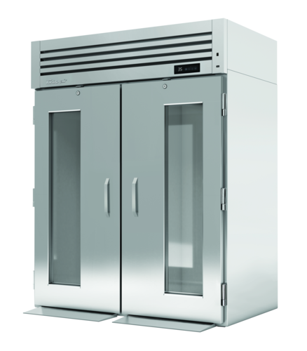 Turbo Air PRO-50R-G-RI-N PRO Series Refrigerator Roll-In Two Section 81.87 Cu Ft Capacity Stainless Steel Construction