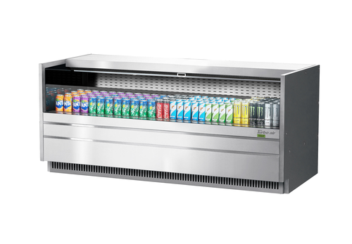 Turbo Air TOM-72UC-S-N Drop-In Horizontal Open Display Case 10.4 cu ft Capacity Stainless Steel Design