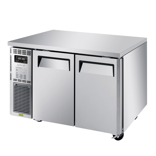 Turbo Air JURF-48-N J Series Side Mount Undercounter Dual Temp Refrigerator Freezer 47-1/4W x 27-1/2D x 28-3/4H
