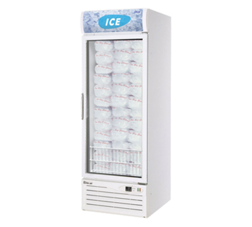Turbo Air TGIM-23W-N Ice Merchandiser Reach-In 17.7 cu.ft Capacity with Triple Pane Heated Glass Door