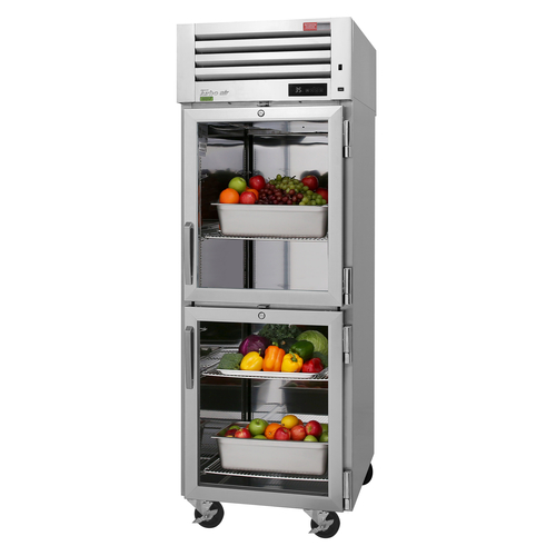 Turbo Air PRO-26-2R-G-N-L PRO Series Refrigerator 25.73 cu ft one-section top mount self-contained refrigeration