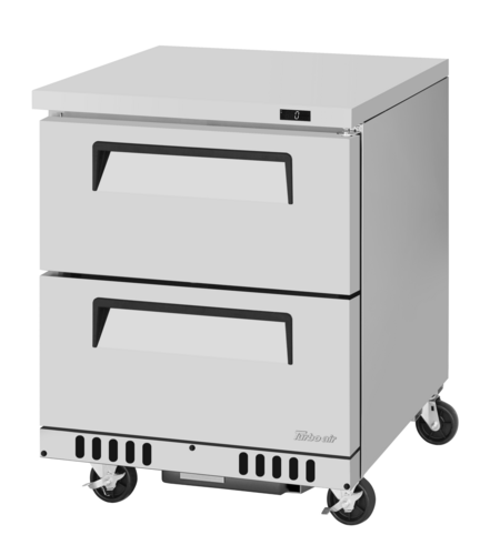 Turbo Air TUF-28SD-D2-FB-N Super Deluxe Undercounter Freezer 11.1 cu ft Stainless Steel 2 Drawers 115V