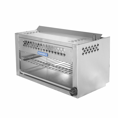 Turbo Air TACM-24 Radiance Cheesemelter Gas 24W Range Wall Mount Adjustable Gas Valve Infrared Burner 20000 BTU