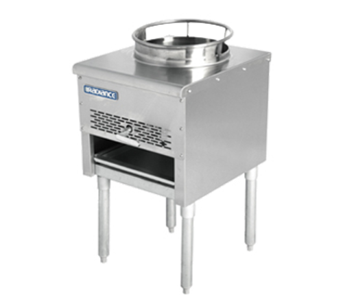 Turbo Air TAWR-13-JB Radiance Wok Range Gas 17-7/8W x 20-3/4D x 34-1/8H Jet Burner Stainless Steel 125000 BTU