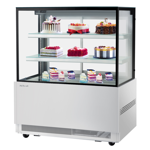 Turbo Air TBP48-54NN-S Refrigerated Bakery Display Case 47-1/4W x 27-1/2D x 51-7/8H 17.2 cu ft Capacity