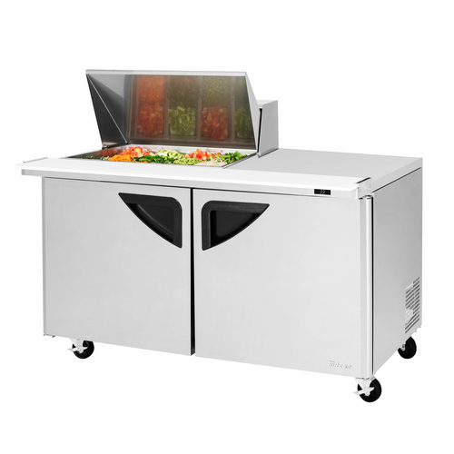 Turbo Air TST-60SD-12M-N Super Deluxe Sandwich Salad Mega Top Unit 19 cu ft Stainless Steel 12 Pan Opening