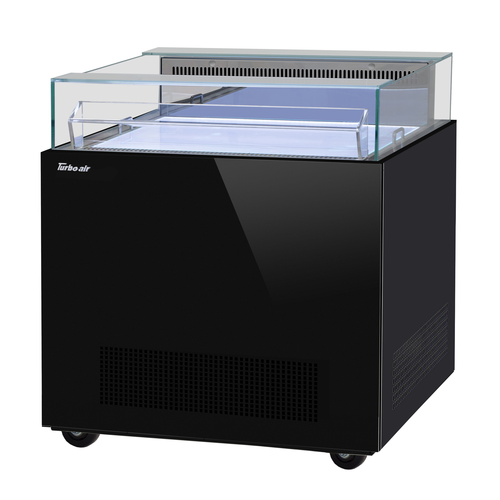 Turbo Air TOS-30NN-WB Open Display Sandwich and Cheese Merchandiser 30-1/4 inch Self Contained Refrigeration