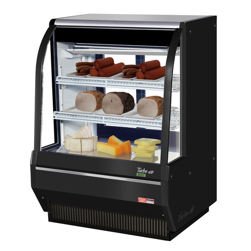 Turbo Air TCDD-36H-WB-N Deli Case Refrigerated 36 1/2 Inch High Profile Self Contained Refrigeration System