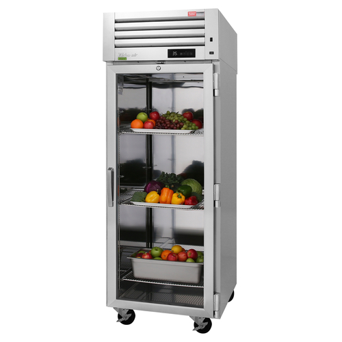 Turbo Air PRO-26R-G-N-L PRO Series Refrigerator 25.73 cu ft one-section top mount self-contained refrigeration