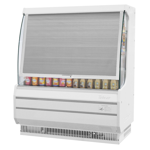Turbo Air SC-40MW Security Cover 33-1/8W x 1-3/4D x 30-1/2H for TOM-40MWB-N TOM-40MS-N TOM-40MB-SP-A-N Fabric White Trim