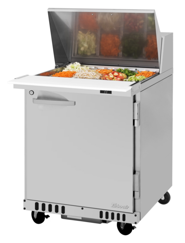 Turbo Air PST-28-12-FB-N PRO Series Mega Top Sandwich Salad Prep Table 6.5 cu ft Stainless Steel 115v