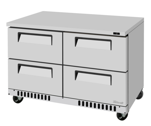 Turbo Air TUF-48SD-D4-FB-N Super Deluxe Series Undercounter Freezer 14.8 cu ft Stainless Steel 4 Drawers