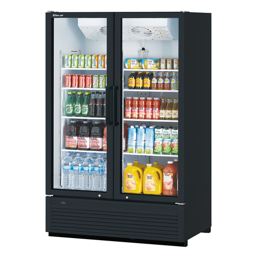 Turbo Air TGM-47SDH-N Super Deluxe Refrigerated Merchandiser 44.2 cu ft Energy Star Self Cleaning Condenser