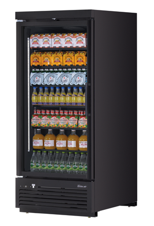 Turbo Air TJMR-30SDW-B Super Deluxe Refrigerated Merchandiser 32 cu ft Self Cleaning Condenser Energy Star