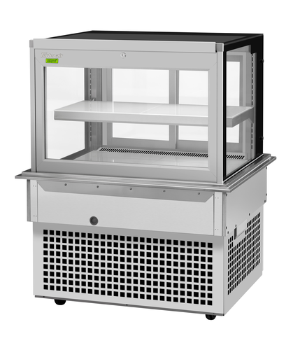 Turbo Air TBP36-46FDN Drop-In Refrigerated Bakery Display Case 38-1/8W 9 cu ft Self-Contained Refrigeration