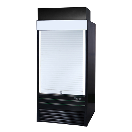 Turbo Air SCM-48-EB Security Cover 44-7/8W x 11-1/4D x 64-1/4H for TOM-48EB-N & TOM-48-ES-N Black Trim Hard Plastic