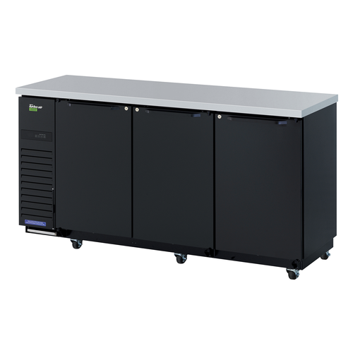 Turbo Air TBB-24-72SBD-N6 Super Deluxe Narrow Back Bar Cooler 73-1/8W x 24-1/2D x 35-3/8H 20.62 cu.ft. Energy Star