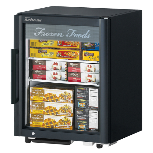 Turbo Air TGF-5SD-N Super Deluxe Glass Merchandiser Counter Top Freezer 4.26 cu ft Triple Pane Heated Door