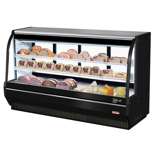 Turbo Air TCDD-96H-WB-N Deli Case Refrigerated 96 1/2 Inch High Profile Self Contained Refrigeration System