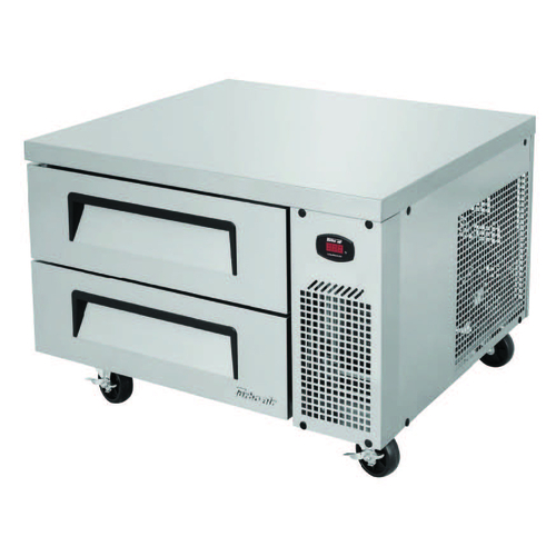 Turbo Air TCBE-36SDR-N6 Super Deluxe Chef Base Refrigerator 35-5/8W x 32D x 20-1/4H 4.98 cu ft Stainless Steel