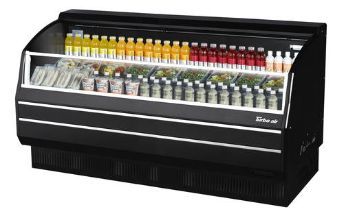 Turbo Air TOM-75SB-SP Open Display Merchandiser Slim Profile Solid Side Panel 75-3/4W x 33-1/2D x 41-1/2H
