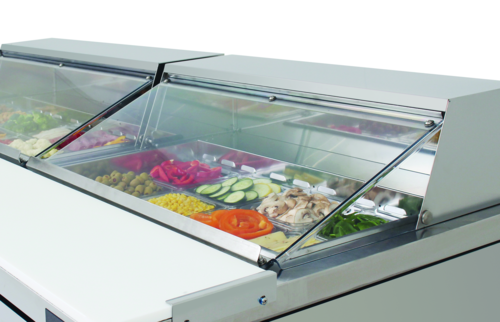 Turbo Air PCL-48 Clear Lid 43-1/8 Inch W for PST-36-N Commercial Refrigerator Accessory