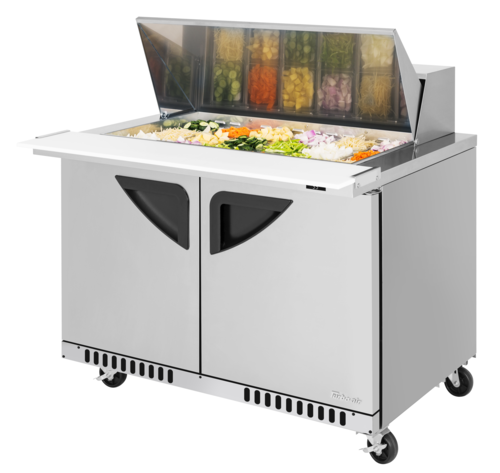 Turbo Air TST-48SD-18-FB-N Super Deluxe Sandwich Salad Mega Top Unit Stainless Steel 48 Inch 13.9 Cu Ft