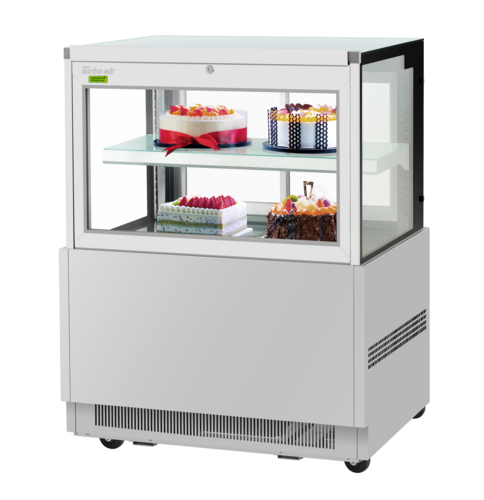 Turbo Air TBP36-46FN-S Refrigerated Bakery Display Case 35-3/8W x 27-1/2D x 44H 9 cu ft capacity self-contained refrigeration