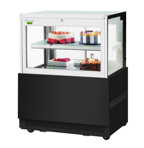 Turbo Air TBP36-46FN-WB Refrigerated Bakery Display Case 35-3/8W x 27-1/2D x 44H 9 cu ft Capacity Self Cleaning