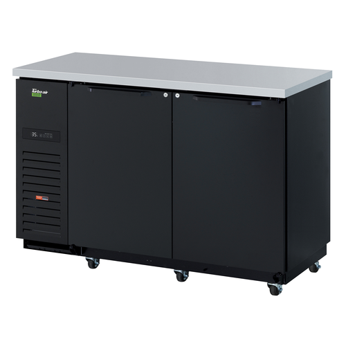 Turbo Air TBB-2SBD-N6 Super Deluxe Back Bar Cooler 58-3/4W x 27-1/4D x 37-1/8H 19 cu.ft. Energy Star