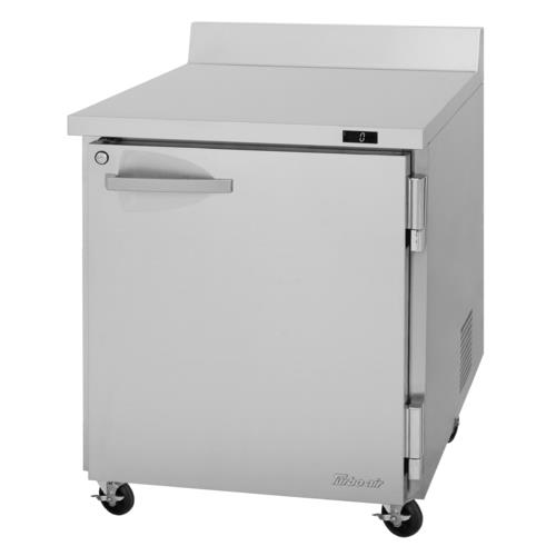 Turbo Air PWF-28-N-L PRO Series Worktop Freezer 6.8 cu.ft Capacity Solid Door Stainless Steel Interior