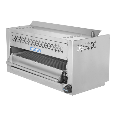 Turbo Air TASM-24 Radiance Salamander Gas 24W Range Wall Mount Adjustable Valve Stainless Steel 25000 BTU CSA Sanitation