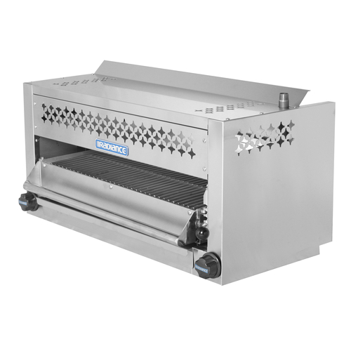 Turbo Air TASM-36 Radiance Salamander Gas 36W Range Wall Mount Adjustable Valve Stainless Steel 35000 BTU CSA Sanitation