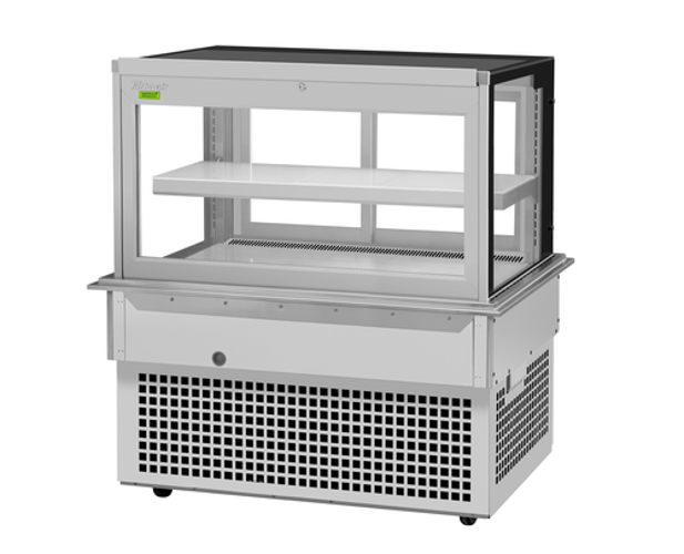 Turbo Air TBP48-46FDN Drop-In Refrigerated Bakery Display Case 50W 12.4 cu ft Self-Contained Refrigeration