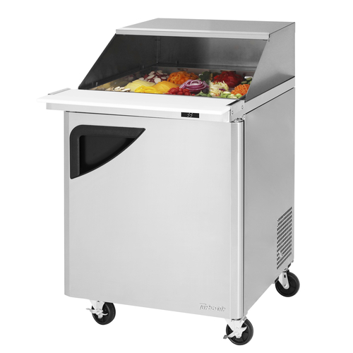 Turbo Air TST-28SD-12-N-SL Super Deluxe Sandwich Salad Mega Top Unit 27-1/2W x 34D x 39-5/8H 8 cu ft Capacity