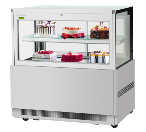 Turbo Air TBP48-46FN-S Refrigerated Bakery Display Case 47-1/4W x 27-1/2D x 44H 12.4 cu ft Capacity
