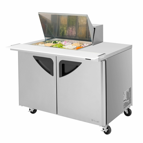 Turbo Air TST-48SD-12M-N-LW Super Deluxe Sandwich Salad Mega Top Unit 15 cu ft Stainless Steel 12 Pan Opening