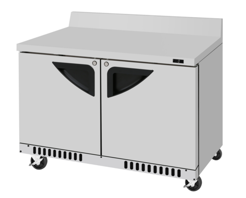 Turbo Air TWF-48SD-FB-N Super Deluxe Worktop Freezer Front Breathing 14.8 cu ft Stainless Steel 2 Doors 115v