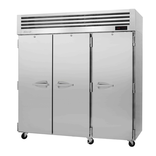 Turbo Air PRO-77H PRO Series Heated Cabinet 73.9 cu ft Three Section Solid Doors Digital Control Energy Star