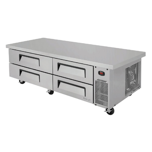 Turbo Air TCBE-72SDR-E-N Super Deluxe Extended Top Chef Base Refrigerator 78W x 32D x 20-1/4H 12.66 cu ft