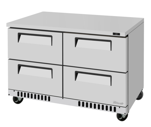 Turbo Air TUR-48SD-D4-FB-N Super Deluxe Series Undercounter Refrigerator 11.1 cu ft Stainless Steel 4 Drawers