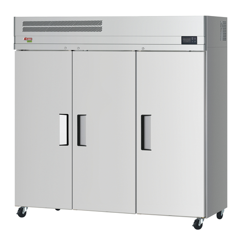 Turbo Air EF72-3-N-V E-line Freezer Reach-in Three Section 65.8 cu ft Capacity Top Mount Refrigeration