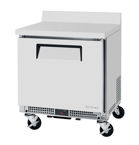 Turbo Air MWR-27S-N6 M3 Worktop Refrigerator 27 inch Stainless Steel Self Contained 3.28 cu ft Capacity