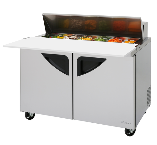 Turbo Air TST-48SD-12-N Super Deluxe Sandwich Salad Unit 12 cu ft Stainless Steel 2 Section Refrigeration