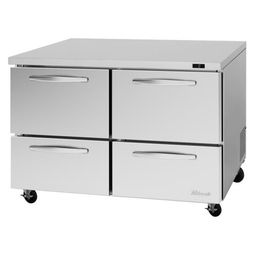 Turbo Air PUF-48-D4-N PRO Series Undercounter Freezer 12.2 cu ft capacity stainless steel self-cleaning condenser