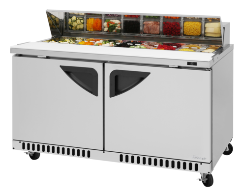 Turbo Air TST-60SD-FB-N Super Deluxe Sandwich Salad Unit Front Breathing 60 Inch Stainless Steel 14.8 Cu Ft