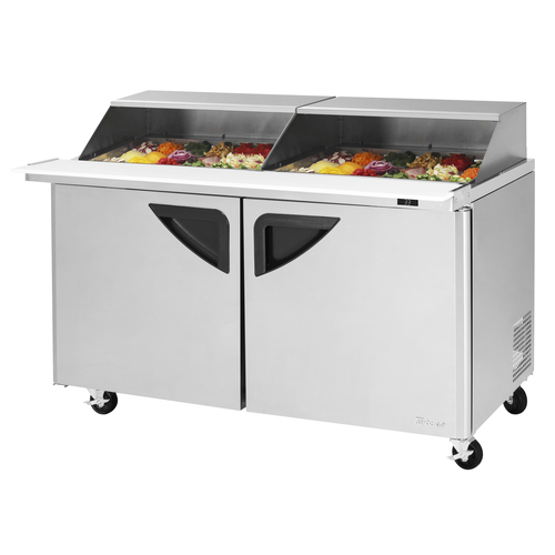 Turbo Air TST-60SD-24-N-SL Super Deluxe Sandwich Salad Mega Top Unit 19 cu ft Stainless Steel 24 Pan Opening